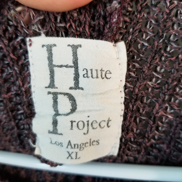 Haute Project Brown Sweater Size XL - Picture 8 of 10